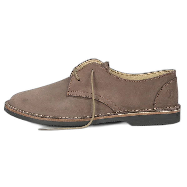 Gloria Vellie in Diesel Brown — men's low-cut veldskoen