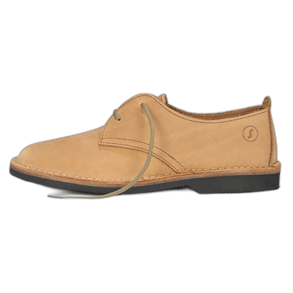 Leonie Low Cut Vellie in Oatmeal — women's veldskoen